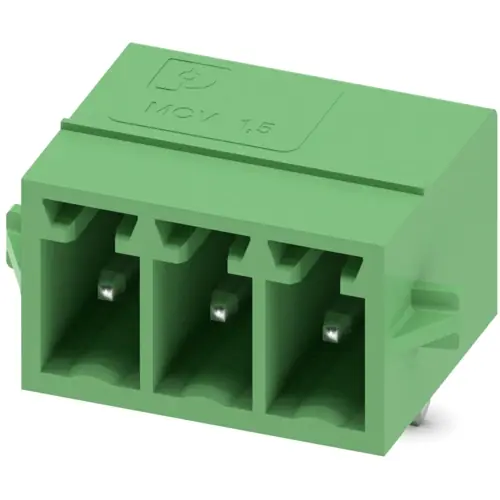 Stiftleiste, 3-polig, RM 3.5 mm, abgewinkelt, grün, 1731688 Angebot