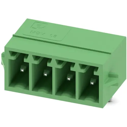 Günstig Stiftleiste, 4-polig, RM 3.5 mm, abgewinkelt, grün, 1731691