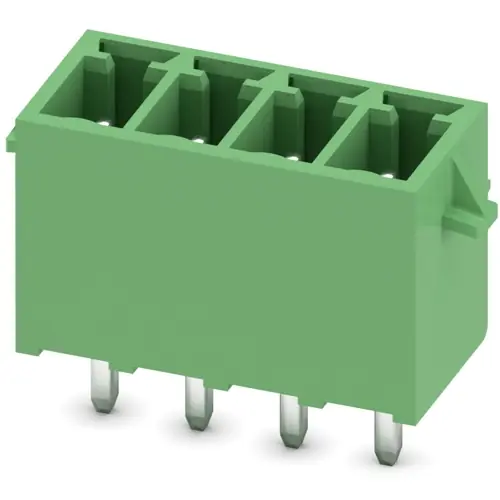 Garantierte Lieferung Stiftleiste, 4-polig, RM 3.5 mm, gerade, grün, 1731497