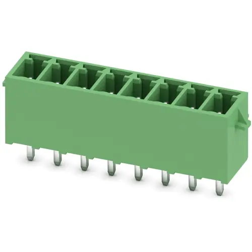 Billig Stiftleiste, 8-polig, RM 3.5 mm, gerade, grün, 1731549