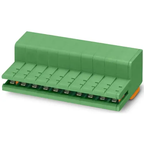 Buchsenleiste, 2-polig, RM 5 mm, gerade, grün, 1883048 Echt
