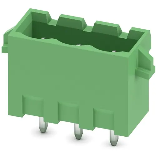 Stiftleiste, 3-polig, RM 5 mm, gerade, grün, 1944602 Top-Seller