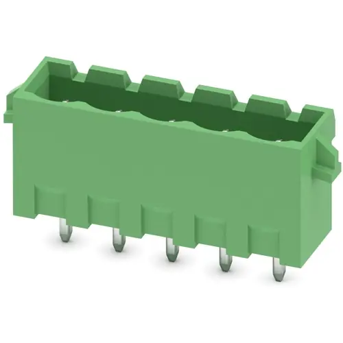 Ausverkauf Stiftleiste, 5-polig, RM 5.08 mm, gerade, grün, 1936047