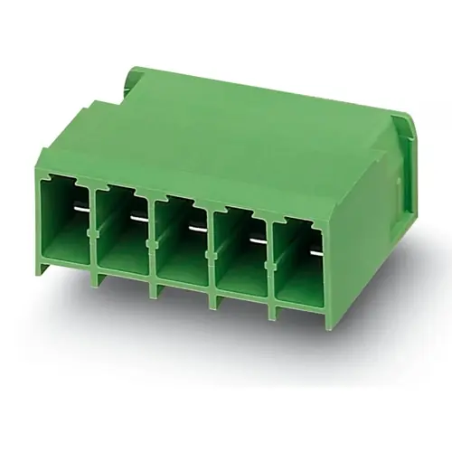 Saisonangebot Stiftleiste, 10-polig, RM 7.62 mm, abgewinkelt, grün, 1804878