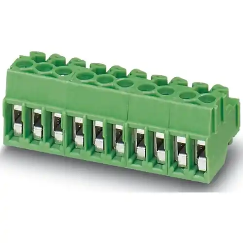 Echt Buchsenleiste, 9-polig, RM 3.5 mm, gerade, grün, 1984086
