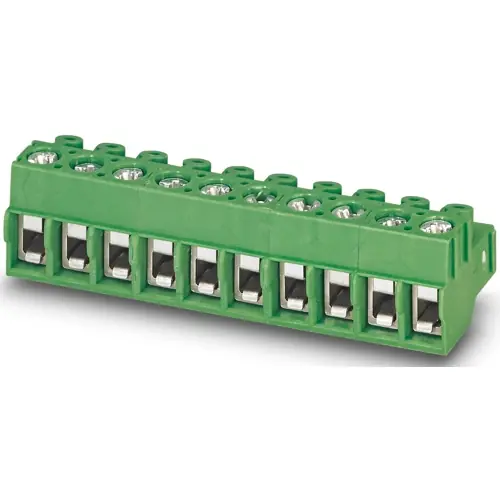 Schneller Versand Buchsenleiste, 2-polig, RM 5 mm, gerade, grün, 1934861