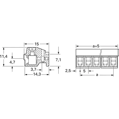 Beliebt Buchsenleiste, 9-polig, RM 5 mm, gerade, grün, 1934939