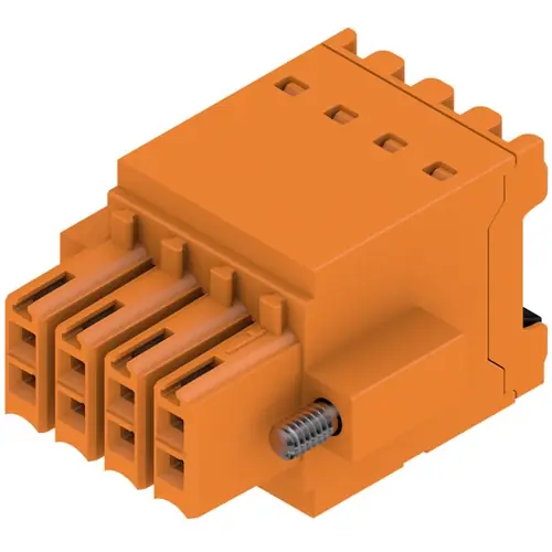 Highlight Buchsenleiste, 8-polig, RM 3.5 mm, gerade, orange, 1277680000