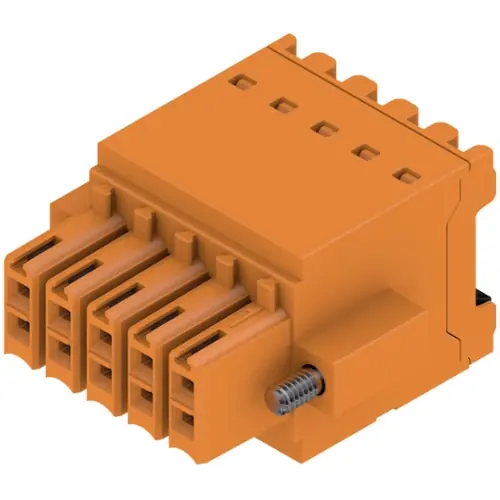Buchsenleiste, 10-polig, RM 3.5 mm, gerade, orange, 1277690000 Schneller Versand