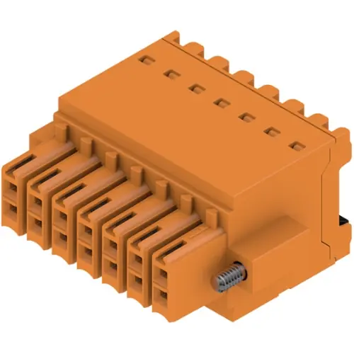 Buchsenleiste, 14-polig, RM 3.5 mm, gerade, orange, 1277730000 Aktuell