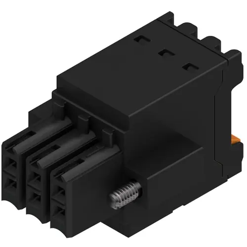 Buchsenleiste, 6-polig, RM 3.5 mm, gerade, schwarz, 1277870000 Expressversand