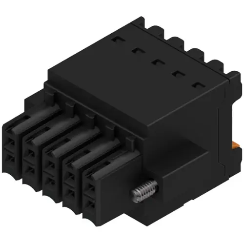 Buchsenleiste, 10-polig, RM 3.5 mm, gerade, schwarz, 1277890000 Geprüft