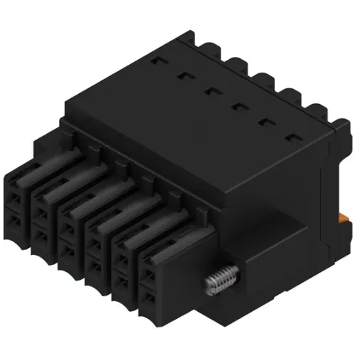 Buchsenleiste, 12-polig, RM 3.5 mm, gerade, schwarz, 1277900000 Echt