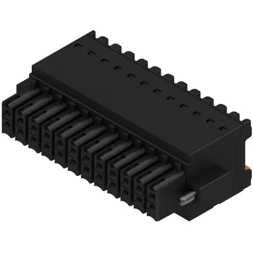 Kostenfreie Lieferung Buchsenleiste, 24-polig, RM 3.5 mm, gerade, schwarz, 1277970000