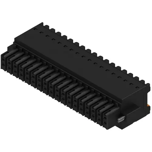 Zertifiziert Buchsenleiste, 36-polig, RM 3.5 mm, gerade, schwarz, 1278030000