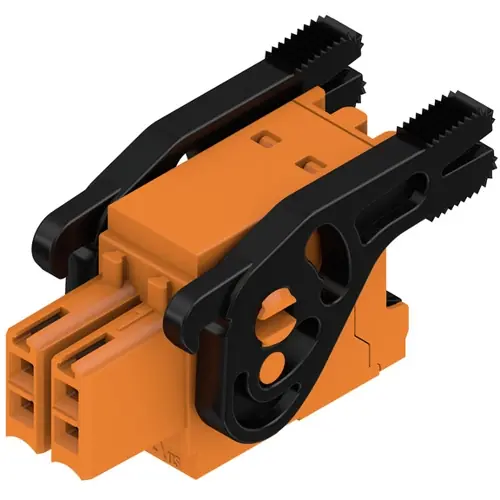 Buchsenleiste, 4-polig, RM 3.5 mm, gerade, orange, 1278040000 Bestpreis