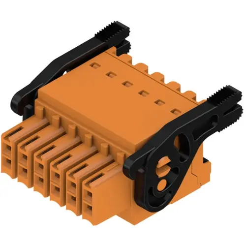 Markenprodukt Buchsenleiste, 12-polig, RM 3.5 mm, gerade, orange, 1278080000