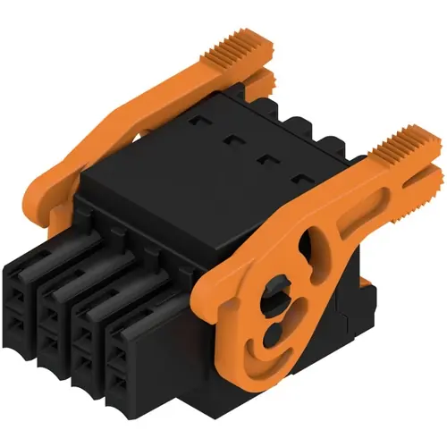 Buchsenleiste, 8-polig, RM 3.5 mm, gerade, schwarz, 1278250000 Markenprodukt