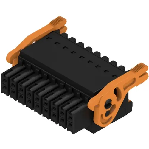 Buchsenleiste, 18-polig, RM 3.5 mm, gerade, schwarz, 1278300000 Nur Für Kurze Zeit