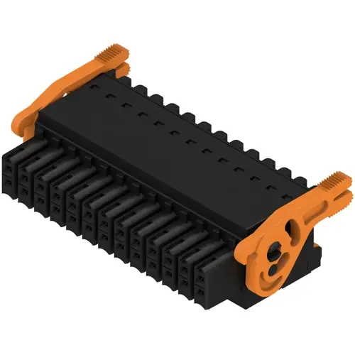 Buchsenleiste, 26-polig, RM 3.5 mm, gerade, schwarz, 1278350000 Highlight