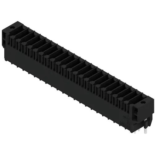 Stiftleiste, 22-polig, RM 3.5 mm, gerade, schwarz, 1290320000 Highlight