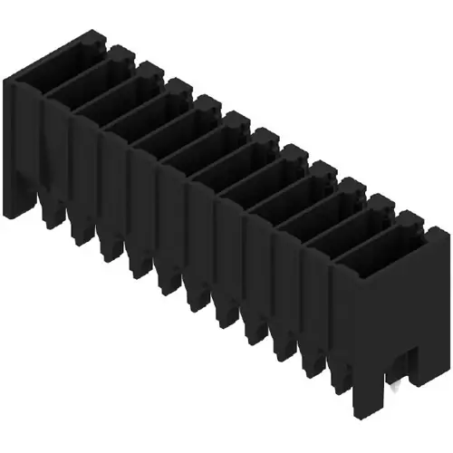 Stiftleiste, 12-polig, RM 3.5 mm, gerade, schwarz, 1290450000 Echt