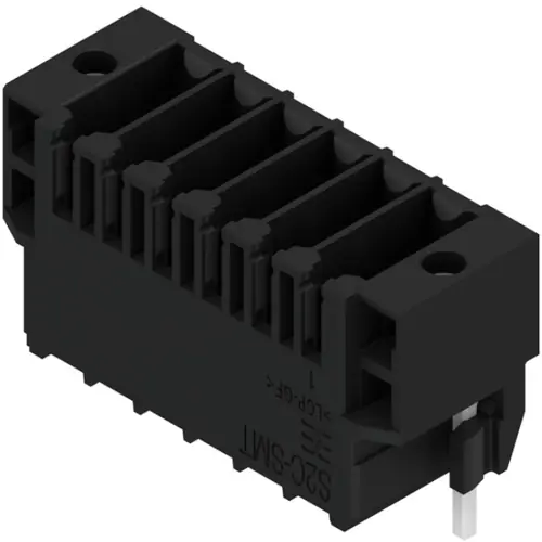 Stiftleiste, 6-polig, RM 3.5 mm, gerade, schwarz, 1290610000 Schnäppchen