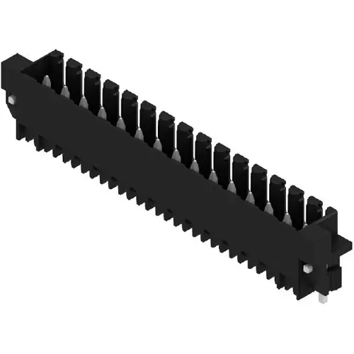 Sofort Bestellen Stiftleiste, 15-polig, RM 3.5 mm, gerade, schwarz, 1291440000