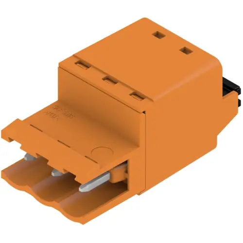 Finale Aktion Stiftleiste, 3-polig, RM 5.08 mm, gerade, orange, 1335340000