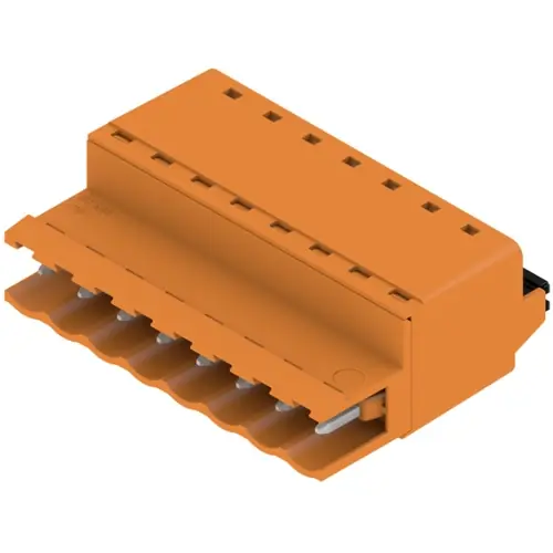 Sonderangebot Stiftleiste, 9-polig, RM 5.08 mm, gerade, orange, 1335400000