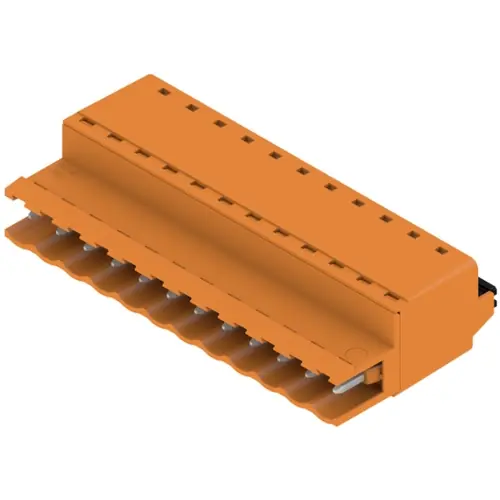 Neuheit Stiftleiste, 12-polig, RM 5.08 mm, gerade, orange, 1335430000