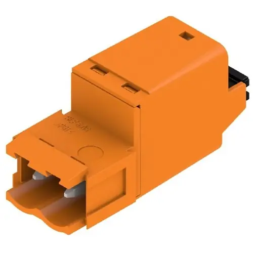 Stiftleiste, 2-polig, RM 5.08 mm, gerade, orange, 1335440000 Neu Im Sortiment