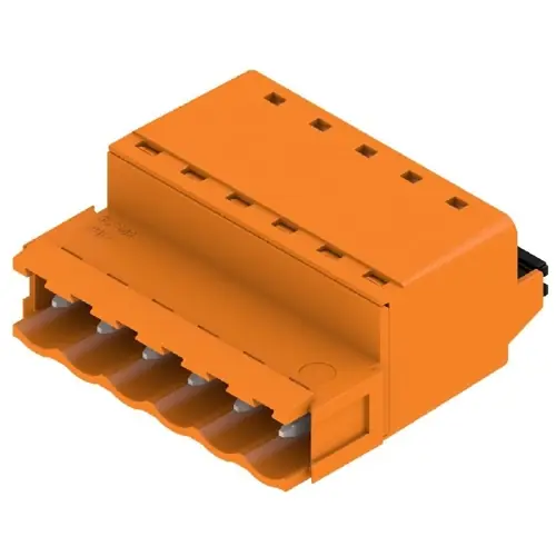 Sonderangebot Stiftleiste, 6-polig, RM 5.08 mm, gerade, orange, 1335480000