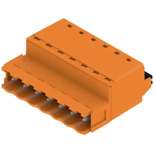 Direkt Vom Hersteller Stiftleiste, 7-polig, RM 5.08 mm, gerade, orange, 1335490000