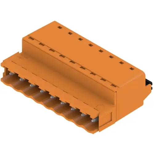 Direktkauf Stiftleiste, 9-polig, RM 5.08 mm, gerade, orange, 1335520000