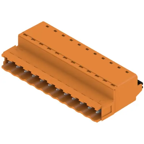 Echt Stiftleiste, 12-polig, RM 5.08 mm, gerade, orange, 1335550000