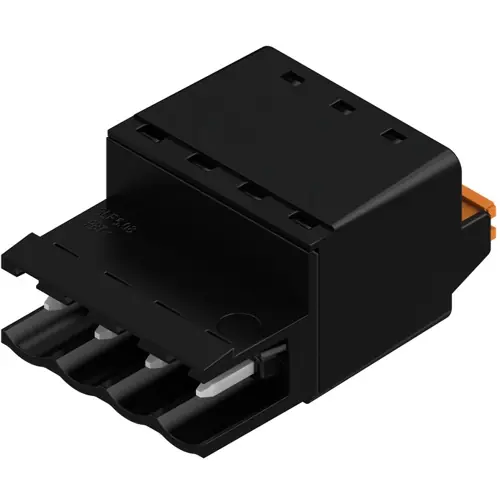 Stiftleiste, 4-polig, RM 5.08 mm, gerade, schwarz, 1335580000 Solange Der Vorrat Reicht