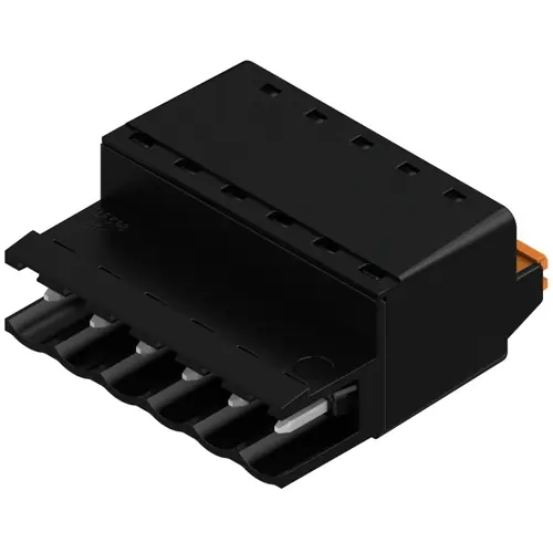 Stiftleiste, 6-polig, RM 5.08 mm, gerade, schwarz, 1335630000 Beliebt