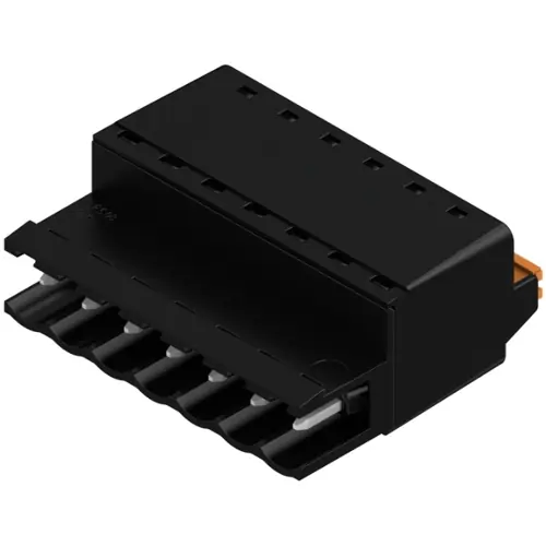 Stiftleiste, 7-polig, RM 5.08 mm, gerade, schwarz, 1335650000 Sonderangebot