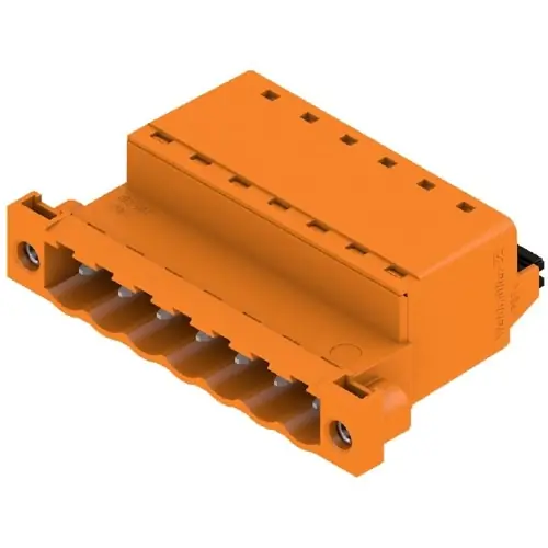 Kostenfreie Lieferung Stiftleiste, 7-polig, RM 5.08 mm, gerade, orange, 1335700000
