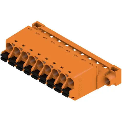 Stiftleiste, 9-polig, RM 5.08 mm, gerade, orange, 1335740000 Must-Have