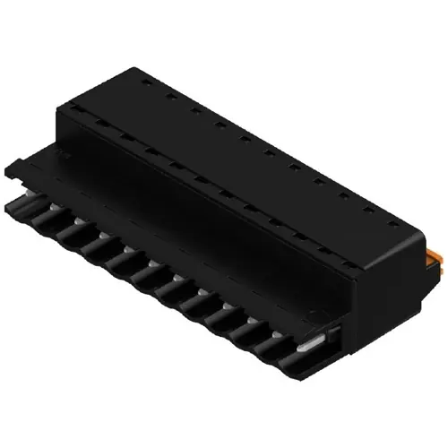 Garantierte Lieferung Stiftleiste, 12-polig, RM 5.08 mm, gerade, schwarz, 1335750000