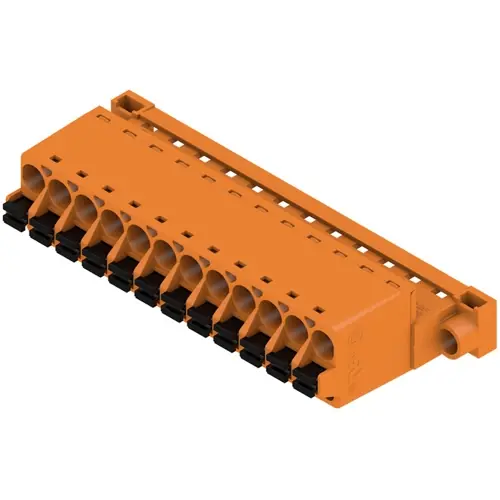 Gratis Versand Stiftleiste, 12-polig, RM 5.08 mm, gerade, orange, 1335800000