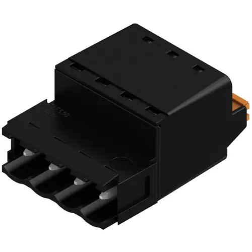 Stiftleiste, 4-polig, RM 5.08 mm, gerade, schwarz, 1335810000 Direkt Vom Hersteller