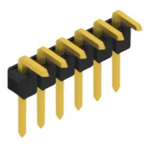 Super-Preis Stiftleiste, 6-polig, RM 2.54 mm, abgewinkelt, schwarz, 10055983