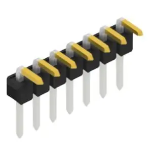 Direktkauf Stiftleiste, 7-polig, RM 2.54 mm, abgewinkelt, schwarz, 10055989