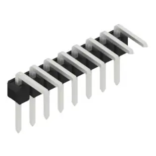 Stiftleiste, 8-polig, RM 2.54 mm, abgewinkelt, schwarz, 10056083 Meistverkauft