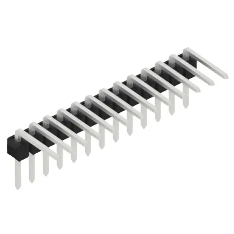 Stiftleiste, 13-polig, RM 2.54 mm, abgewinkelt, schwarz, 10056141 Aktuell