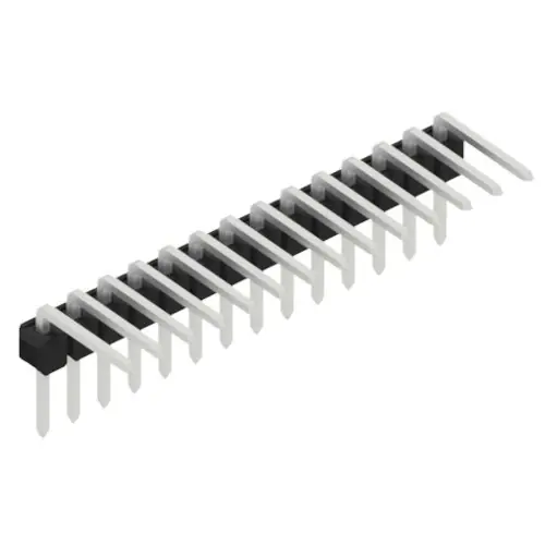 Stiftleiste, 14-polig, RM 2.54 mm, abgewinkelt, schwarz, 10056144 Online Kaufen