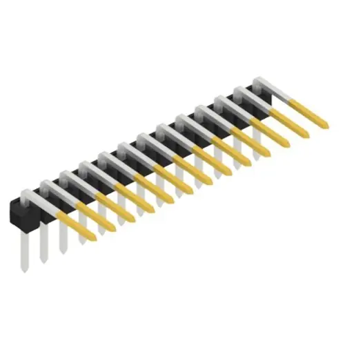 Stiftleiste, 13-polig, RM 2.54 mm, abgewinkelt, schwarz, SL310113S Top-Angebot